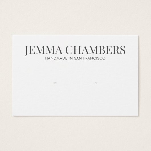 Boucles d'oreilles modernes en noir blanc Bijoux C (Devant)