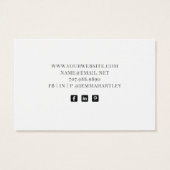 Boucles d'oreilles modernes en noir blanc Bijoux C (Dos)