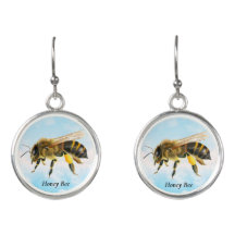 Peinture d'aquarelle d'abeille de miel