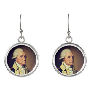 Boucles D'oreilles Portrait de George Washington (1790)