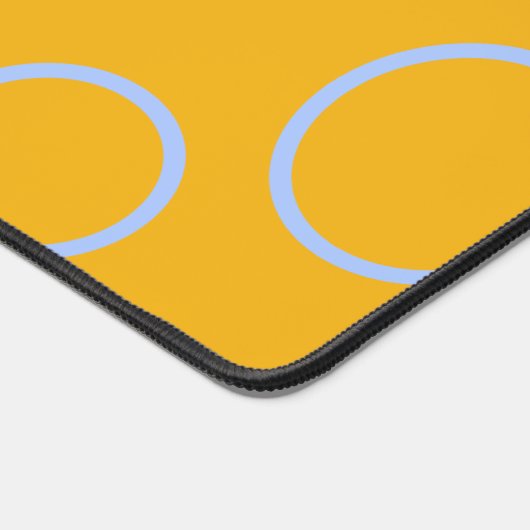 Boucles Orange Cercles Mat Bureau (Coin)