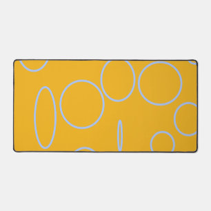 Boucles Orange Cercles Mat Bureau