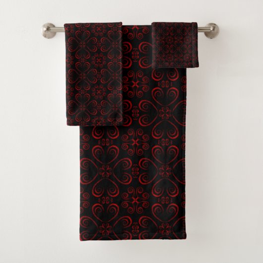 Boucles rouges gothiques (En situation)