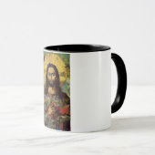 Boucles sacrées Basketball Art Mug (Devant droit)