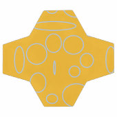 Boucles sur boucles géométriques orange (Plat)