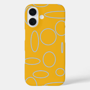Boucles sur Orange Geometry iPhone / coque ipad