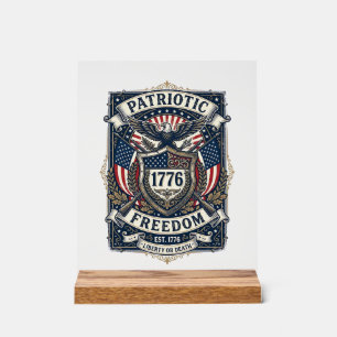 Bouclier de bataille patriotique 1776 Sym inspiré