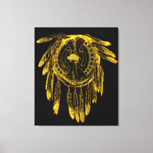 Bouclier de cache de buffle 1 toile enrobée