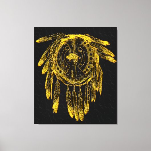 Bouclier de cache de buffle 1 toile enrobée (Recto)