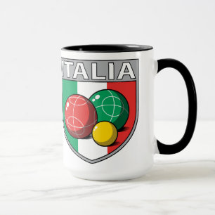 Bouclier de l'Italie Bocce tasse de sonnerie de 15