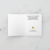 Bouclier de police pailleté & Carte de Noël de la  (Intérieur)