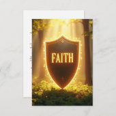 Bouclier de protection carte de méditation (Devant / Derrière)