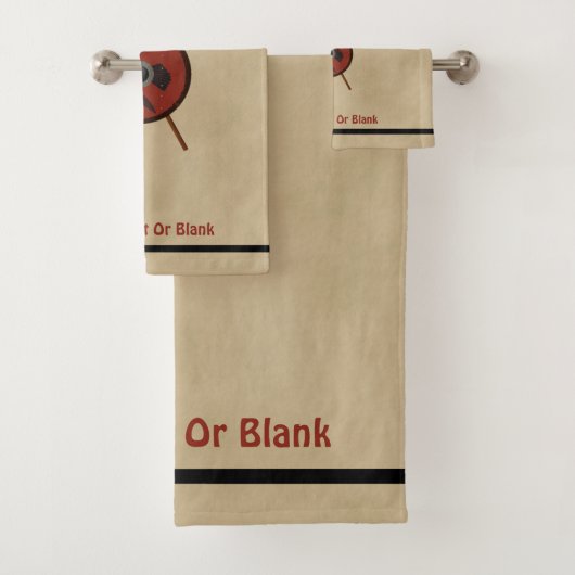 Bouclier Et Armes De Corbeau Viking (En situation)