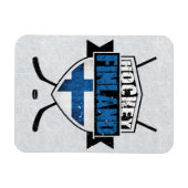 Bouclier finlandais de hockey Magnet (Horizontal)