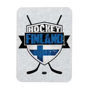 Bouclier finlandais de hockey Magnet