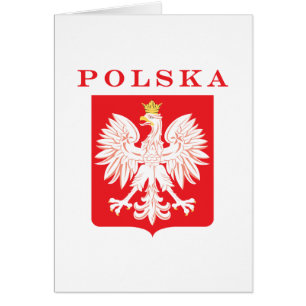 Bouclier rouge de l'aigle polska