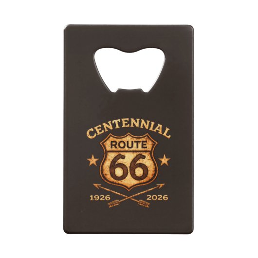 Bouclier Route 66 Centenaire 1926-2026 (Devant)