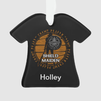 Bouclier Viking Personnalisé Maiden Avec Runes