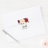 Boucliers d'enveloppes Marsala Bourgogne - Sticker (Enveloppe)