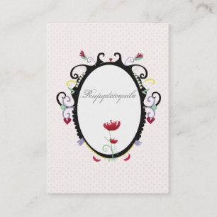 Boucliers heraldique blason carte de visite rose