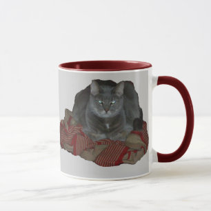 Bouddah Gris Grumé Chat Mug