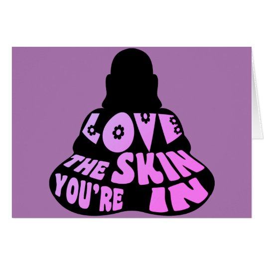 Bouddha amour violet (Devant horizontal)