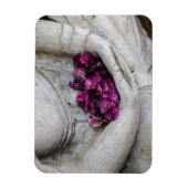 BOUDDHA AVEC BLOSOMS FLEXIBLE PHOTO MAGNET (Vertical)