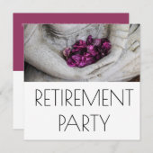 BOUDDHA AVEC BLOSSOMS RETRAITE PARTI INVITATION (Devant / Derrière)