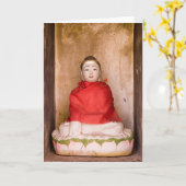 Bouddha ・ Carte de voeux (Fleur jaune)