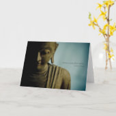 Bouddha ・ Carte Inspiration (Fleur jaune)