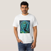 Bouddha Céleste Lumière T-shirt (Devant entier)