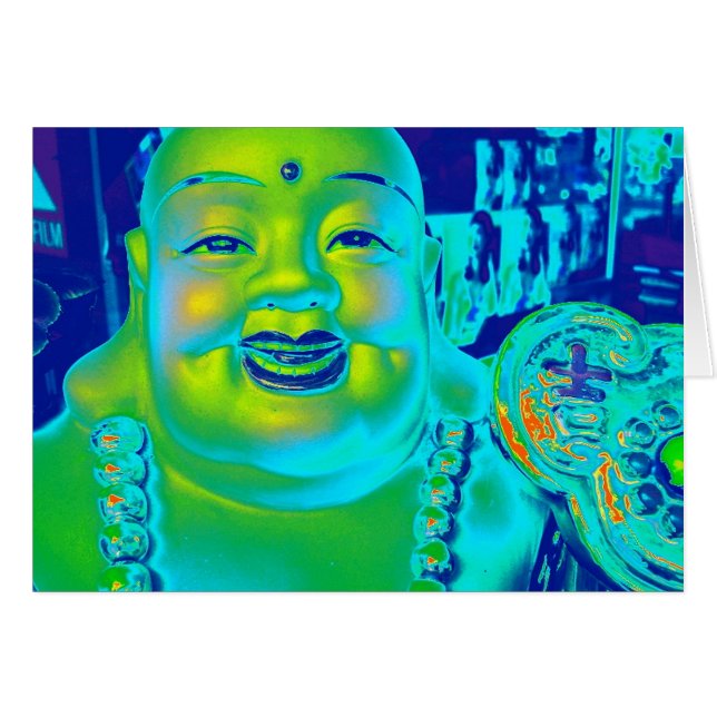 "Bouddha chanceux " (Devant horizontal)