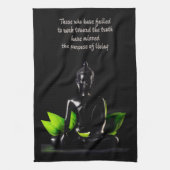 Bouddha Citation 1 serviette de bain (Vertical)