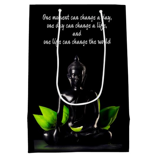 Bouddha Citation 2 sac cadeau (Dos)