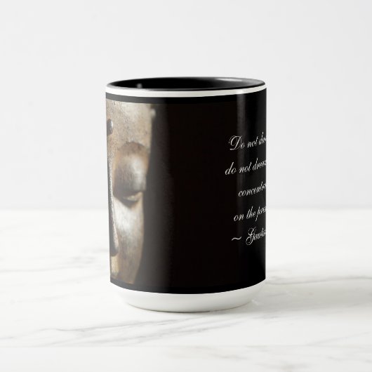 Bouddha Citation café Mug (Centre)