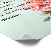 Bouddha citation poster murale (Coin)