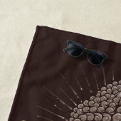 Bouddha cite la serviette de plage nommée faite (En situation)