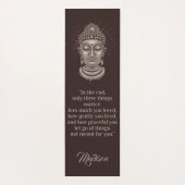 Bouddha cite le tapis réversible nommé fait sur (Dos)