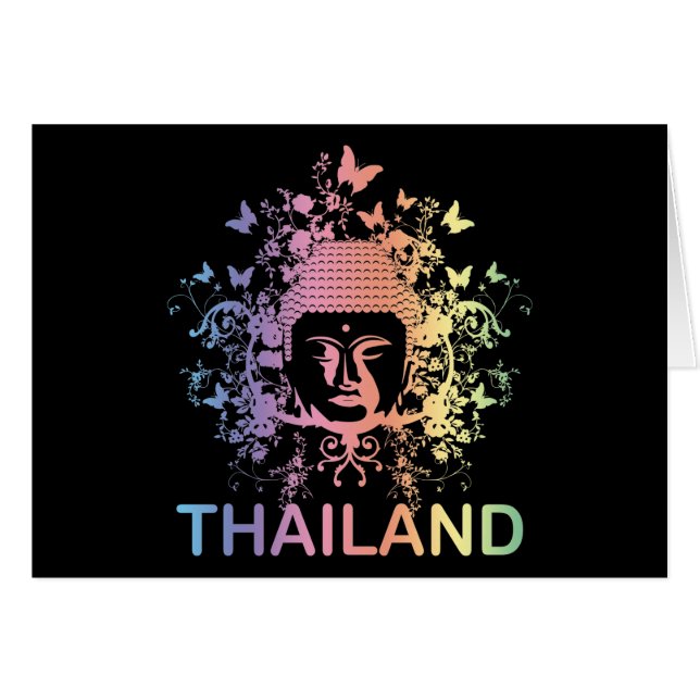 Bouddha coloré Thaïlande (Devant horizontal)