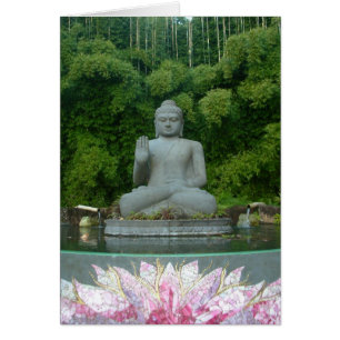 Bouddha dans la forêt de Bamboo