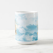 Bouddha Dans La Mug De Méditation Des Nuages (Centre)