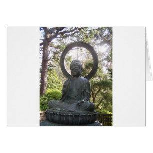 Bouddha dans le Jardin japonais du thé