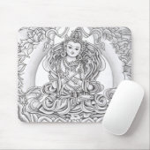 Bouddha de tapis de souris de compassion (Avec souris)