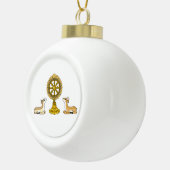 Bouddha Dharma Roue & Deers Ornement de Noël (Droite)