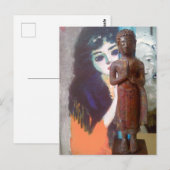 Bouddha et cartes postales (Devant / Derrière)