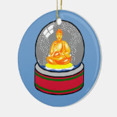 Bouddha et ornement de snowglobe (Gauche)