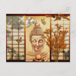 Bouddha-inspiratie Briefkaart