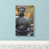 Bouddha Jardin Zen Toile de Paix Imprimer (Insitu (Plancher de Bois))