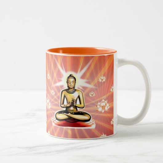 Bouddha médite tasse (Droit)