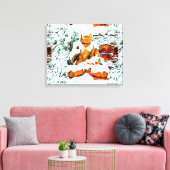 bouddha neige toile enveloppée (Insitu(Salon))